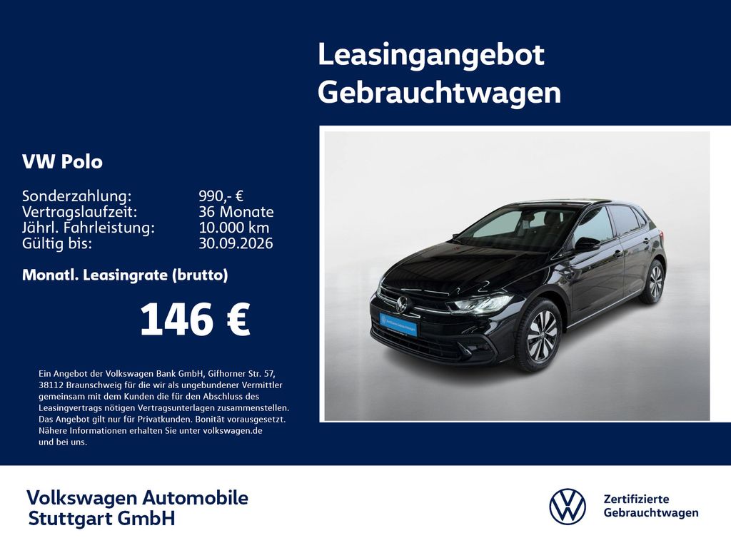 Volkswagen Polo Goal 1.0 TSI Navi ACC LED PDC SHZ