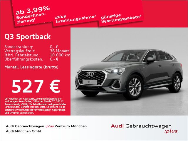 Audi Q3 Sportback 45 TFSI e S tronic S line ACC/AHK/N