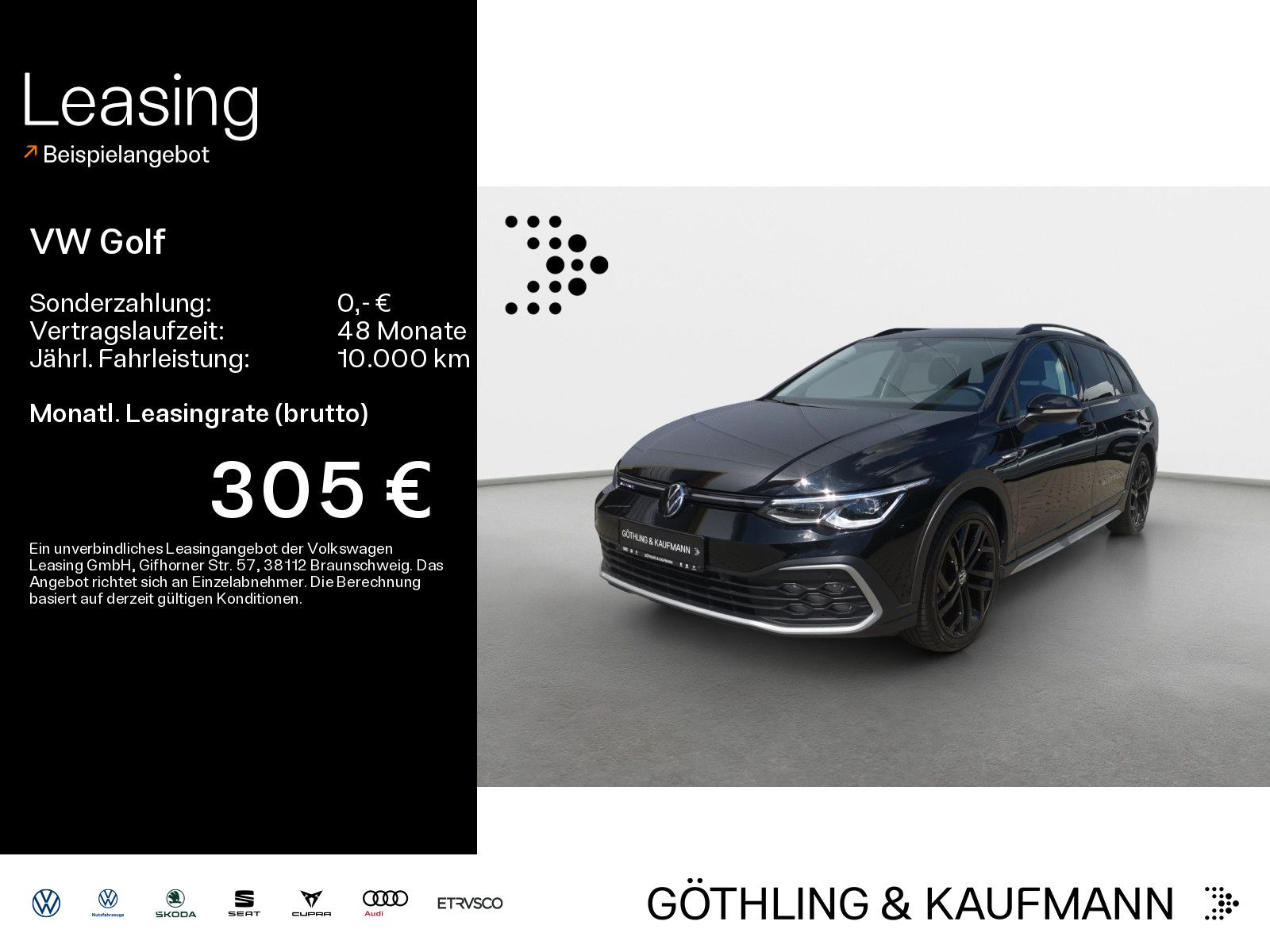 Volkswagen Golf Alltrack Variant Black Edition 4Motion 2.0 