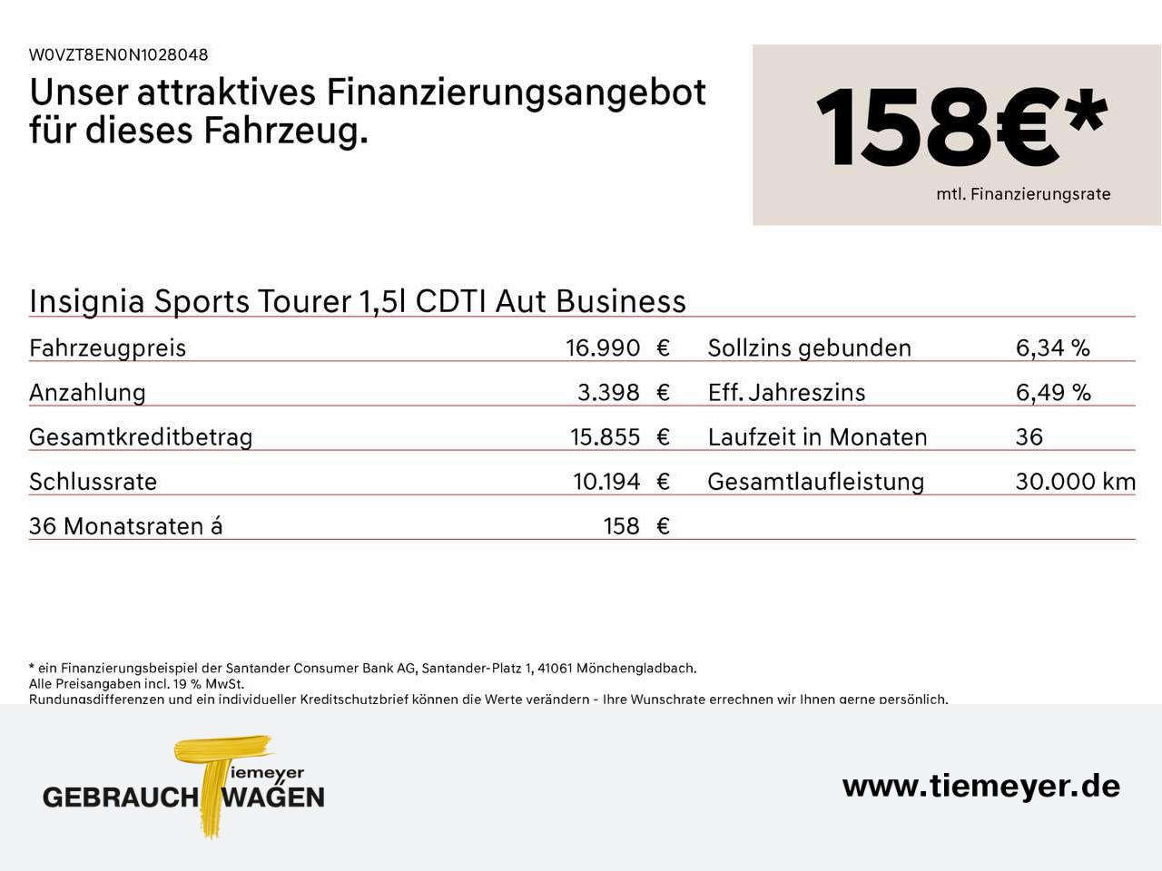 Opel Insignia Sports Tourer 1,5l CDTI Aut Business