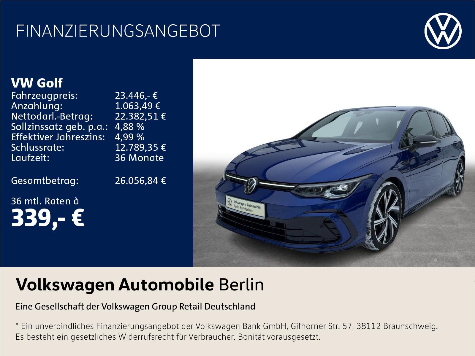 Volkswagen Golf VIII 1.5 eTSI DSG R-Line Navi LED SHZ PDC