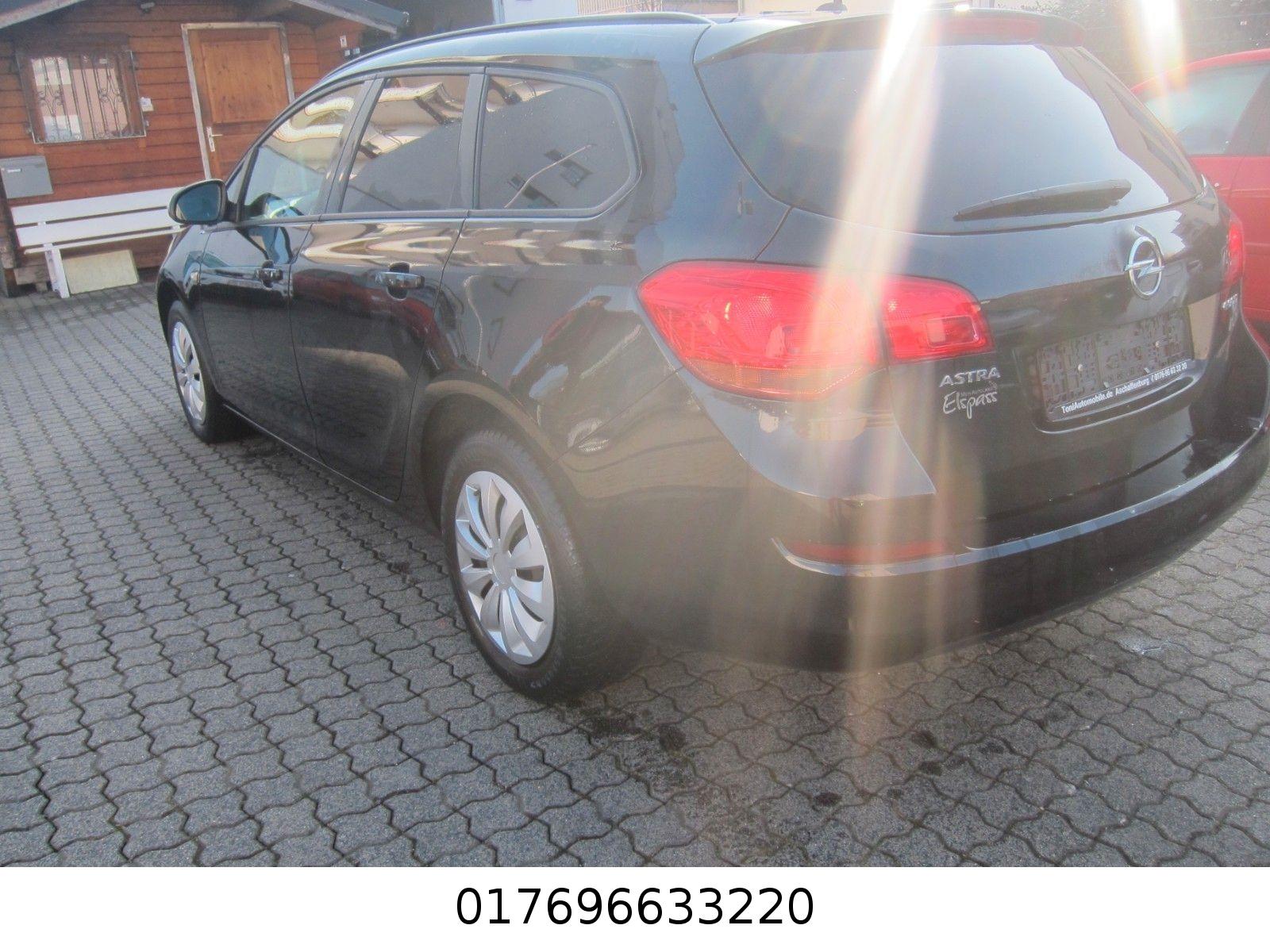 Opel Astra 2011 — engine 1.398 cm³, 101 HP (74kW)