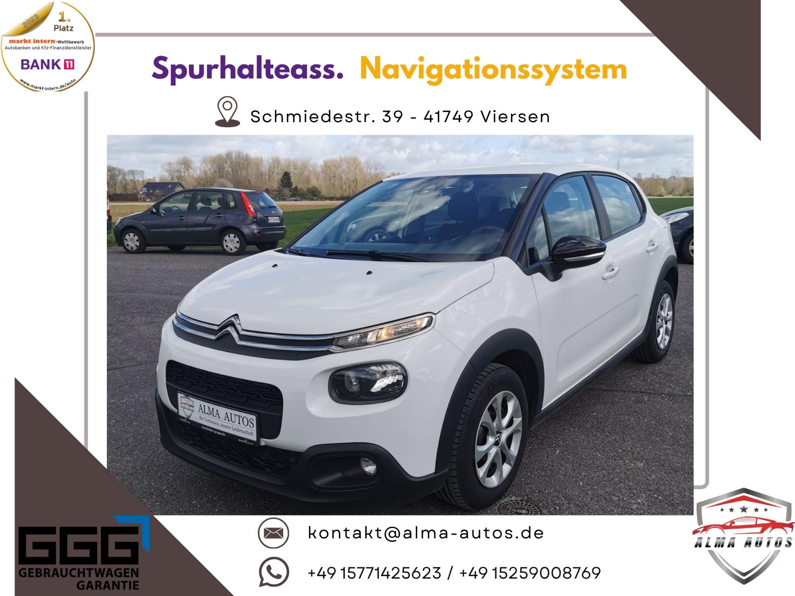 Citroën C3 Feel 1.2 Benzin Spurhalteassistent*Navi