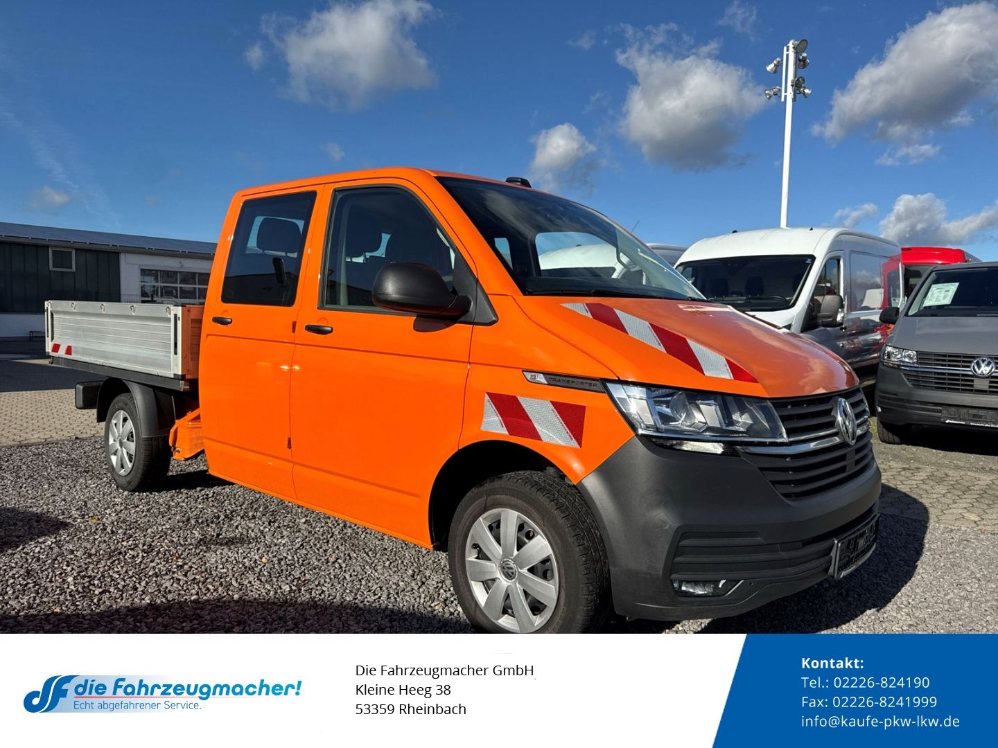 Fahrzeugabbildung Volkswagen Transporter T6.1 Pritsche 150PS Doppelkabine lan