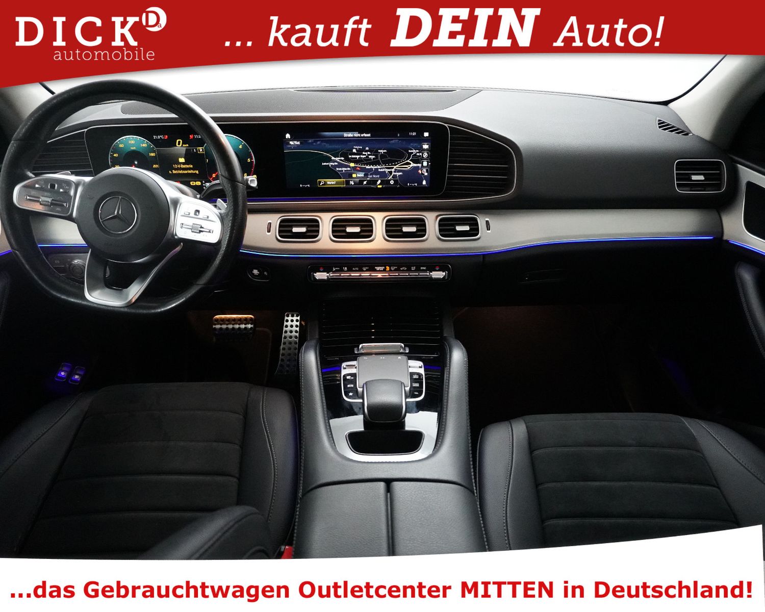 Fahrzeugabbildung Mercedes-Benz GLE300d 4M AMG Line NIGHT+KAM+MULTIB+AHK+ACC+360