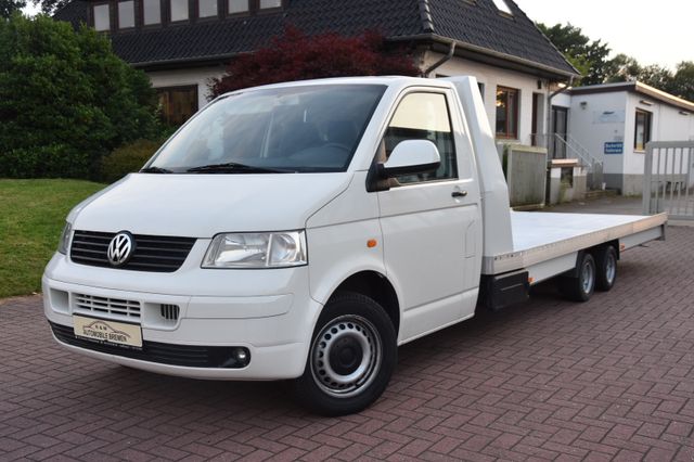 Volkswagen T5 Transporter Abschleppwagen Autotransporter