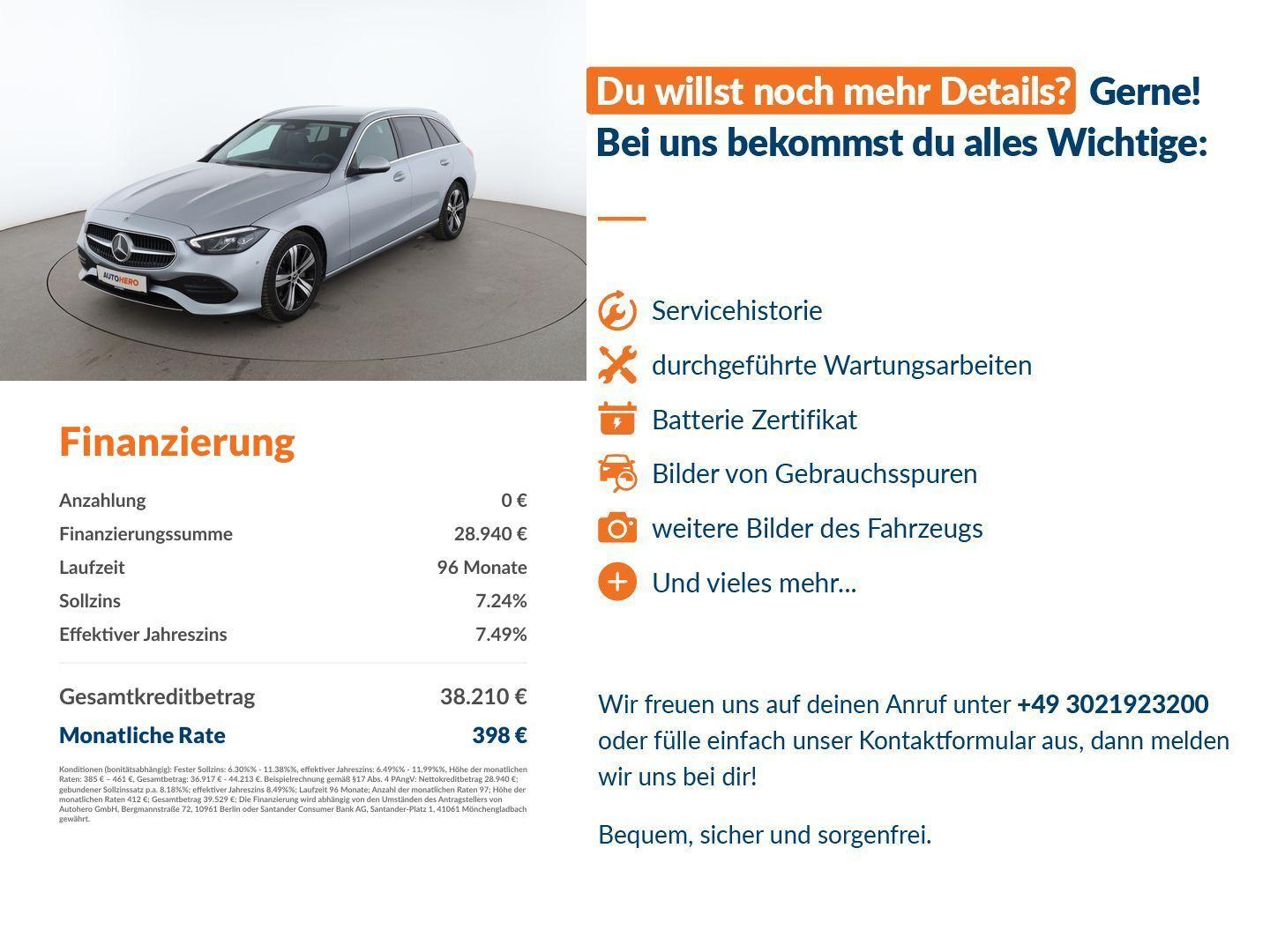 Mercedes-Benz C-Class Mild-Hybrid T Avantgarde Aut.*NAV*ACC*CAM*