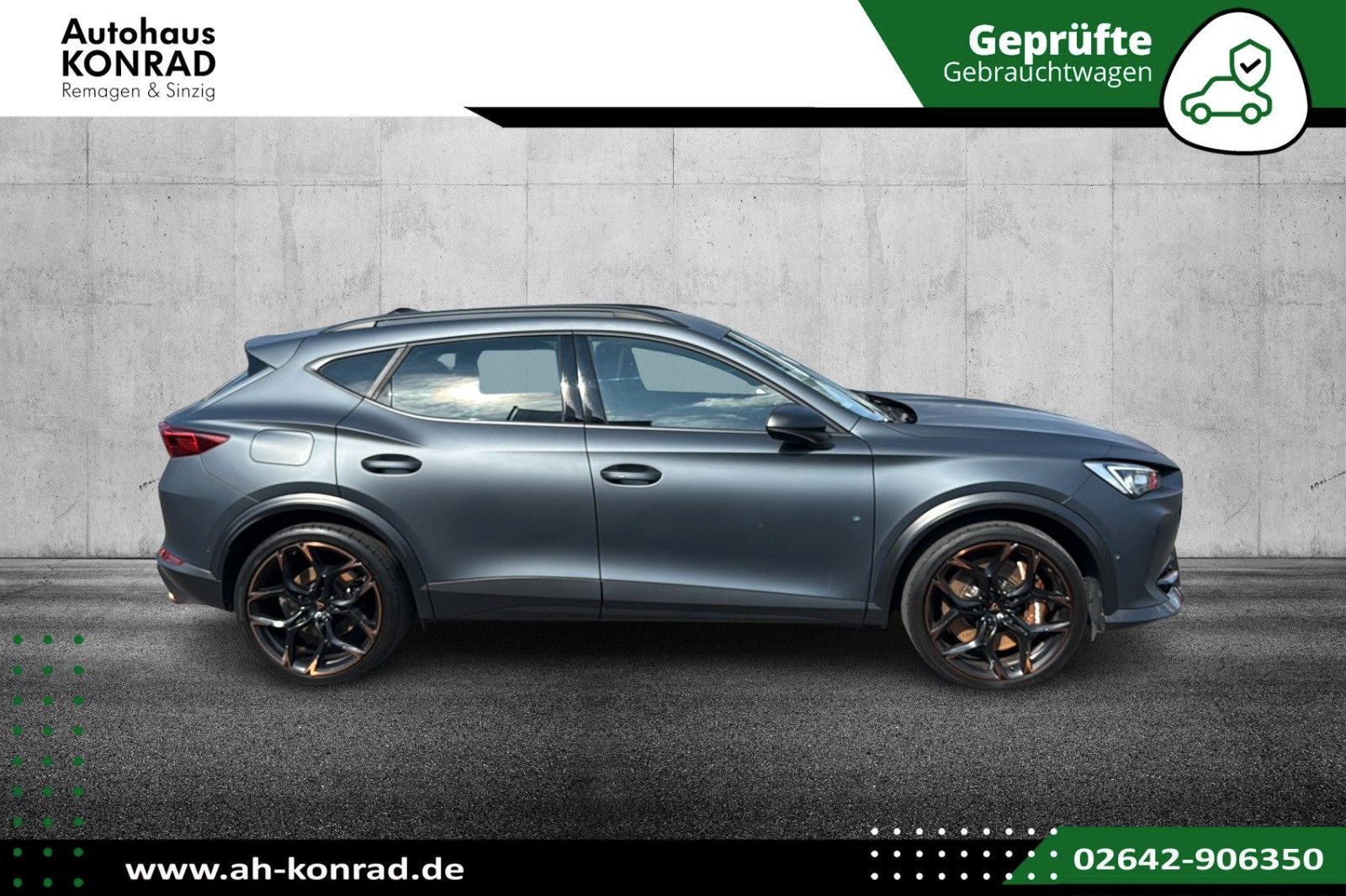 Fahrzeugabbildung CUPRA Formentor VZ5 4Drive 2.5 TSI*4x4*360°*NAVI*MATT