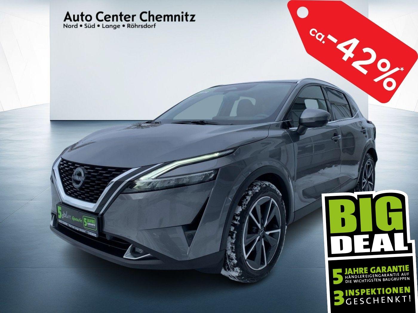 Nissan Qashqai CVT MHEV Tekna+ LED/Leder/Navi/SHZ/360°
