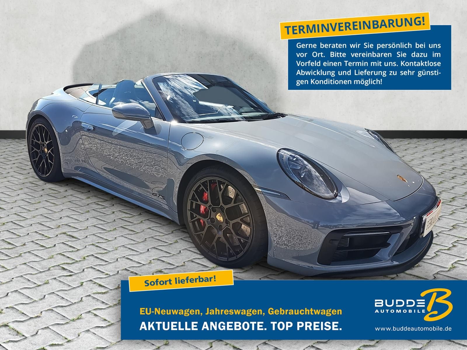 PORSCHE 911 GTS Cabriolet Matrix Bose InnoDrive GT-Lenkr