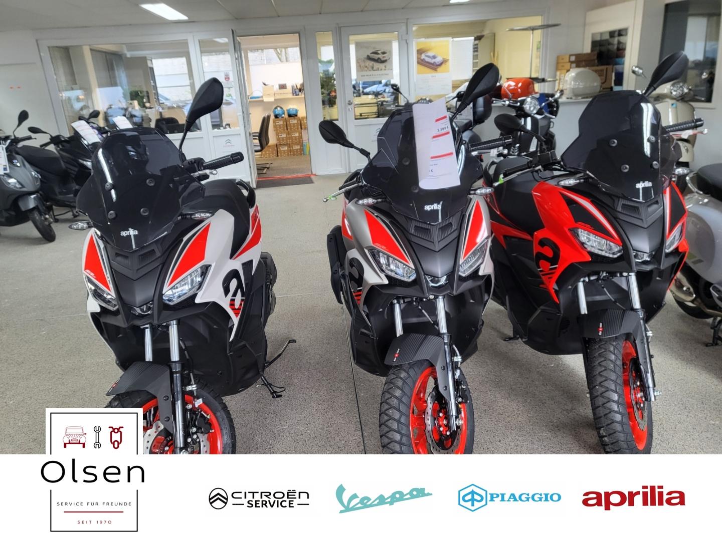 Aprilia SR GT 125 S ABS E5+ Matt Grey,Bianco Matt,Rot au