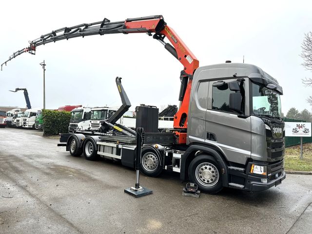 Scania R450 8x2 NGS HOOKLIFT + (33m!) PALFINGER PK29002