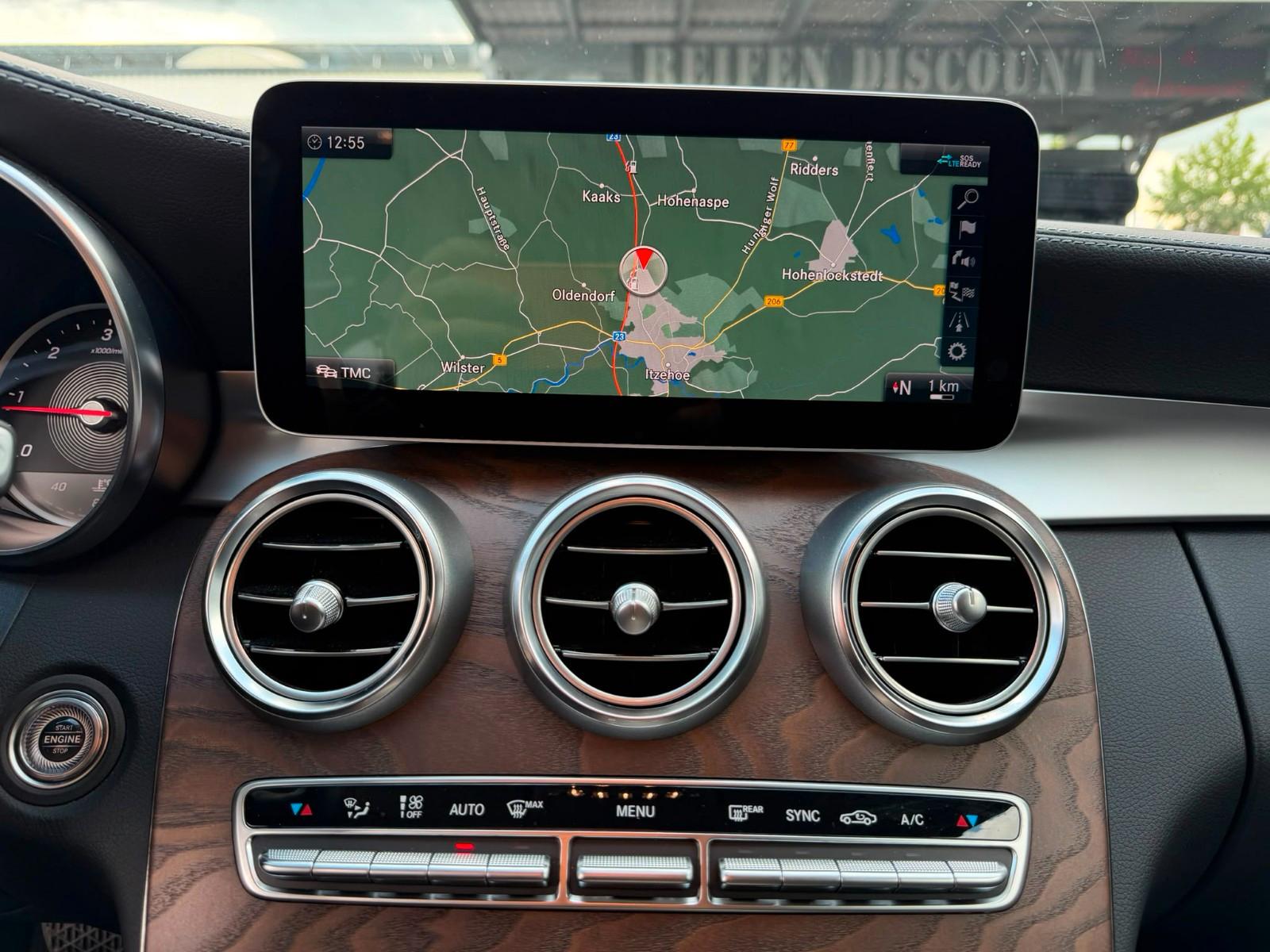 Mercedes-Benz C200d FACELIFT°1-HAND°AUTOM°AHK°RFK°T-LEDER°NAVI