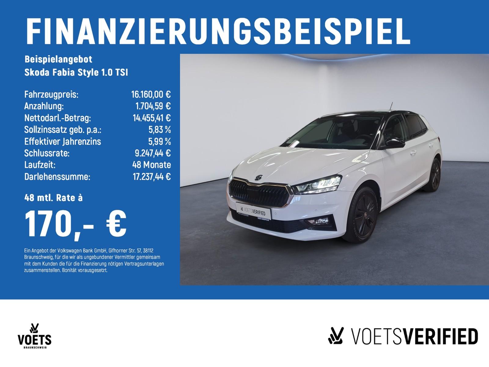 Skoda Fabia Style 1.0 TSI LED+SHZ+PDC