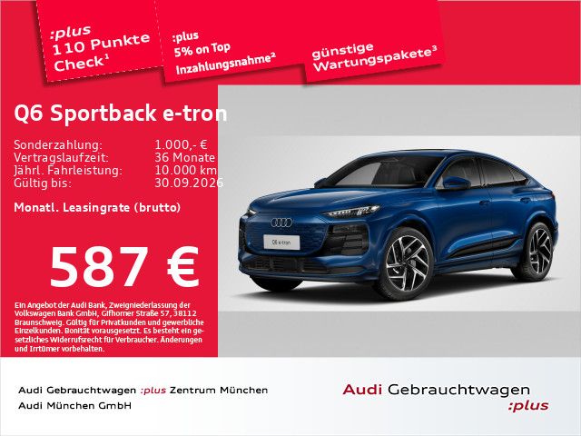 Audi Q6 Sportback e-tron qu. S-Sport Luftfed/AHK/21"Z