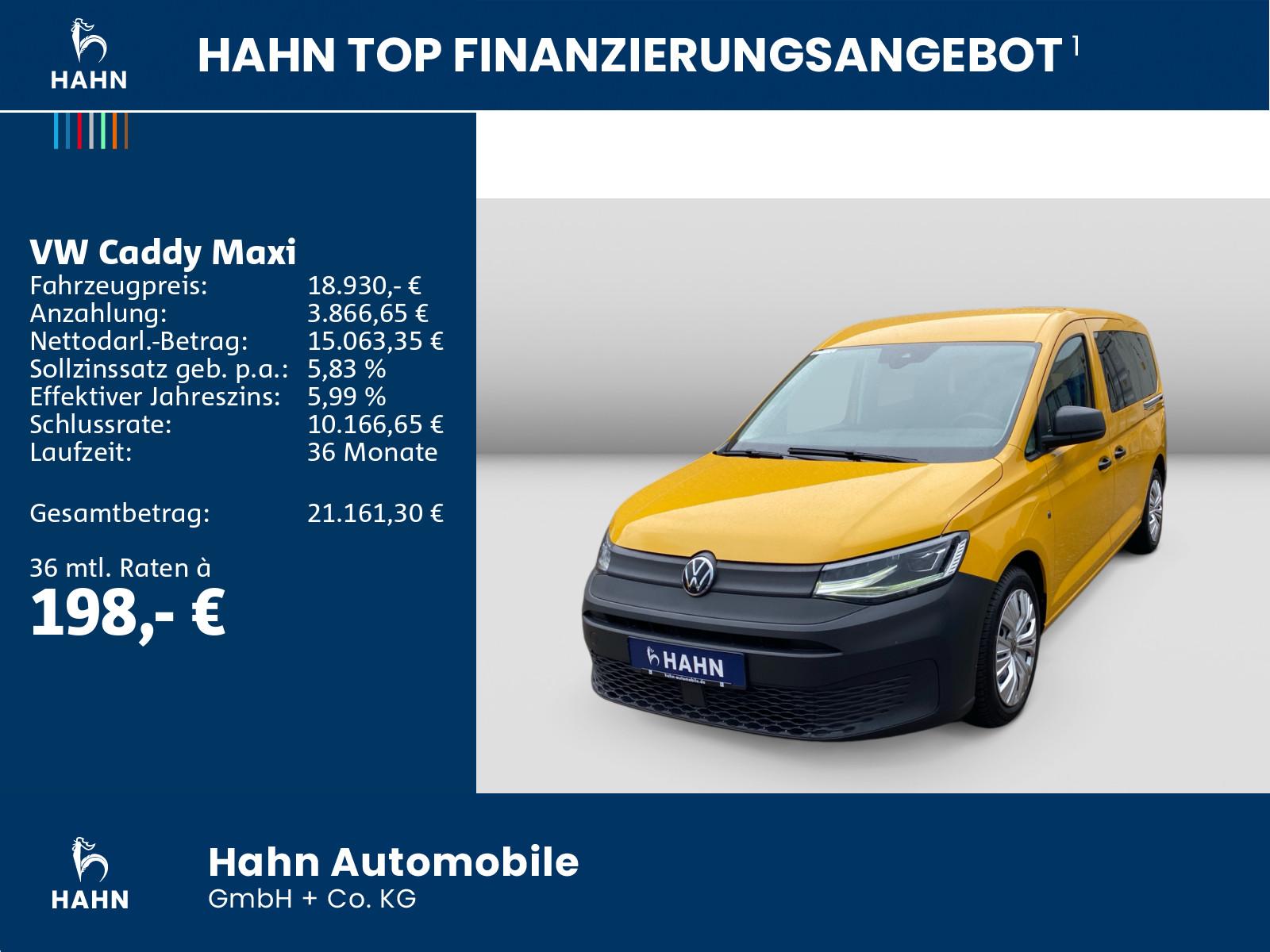 Volkswagen Caddy Maxi 2.0TDI AHK STANDH. LED NAVI GRA CLIMA