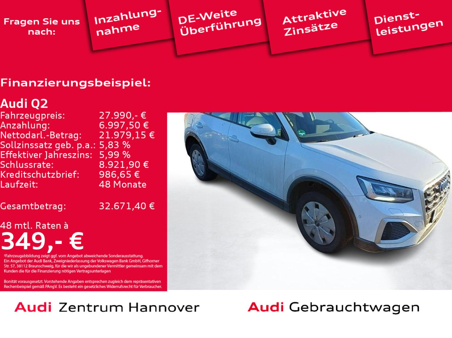 Audi Q2 40 TFSI quattro advanced virtual AHK Sonos