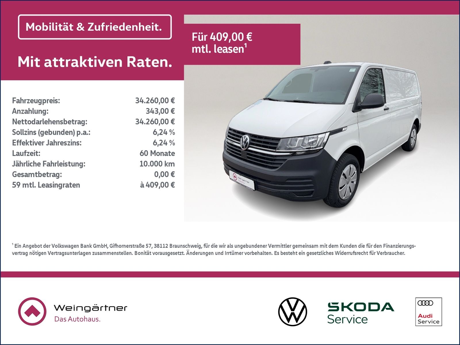 T6.1 Kasten 2.0 TDI, PDC, Komfort plus, Universa