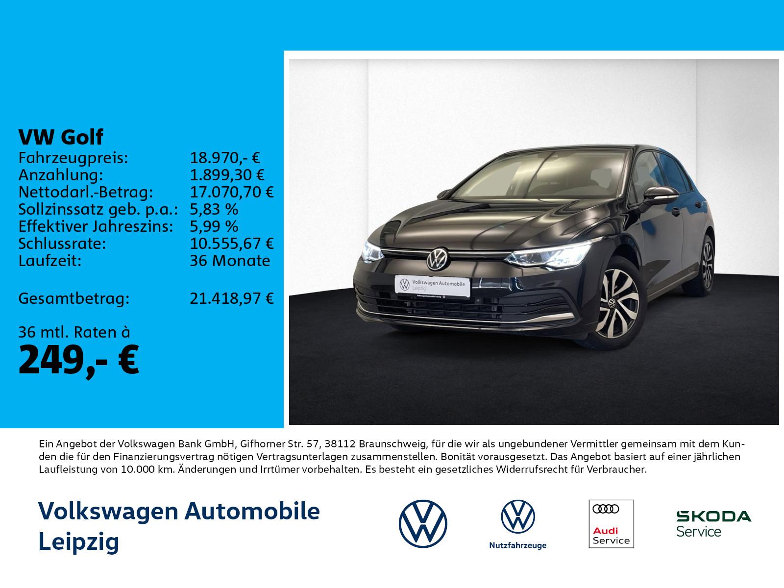 Volkswagen Golf VIII "Active" 1.0 eTSI *Anschlussg.*Navi*LE