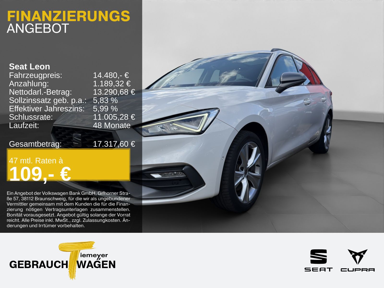 SEAT Leon Sportstourer 1.5 TGI DSG FR PANO LED ASSIST