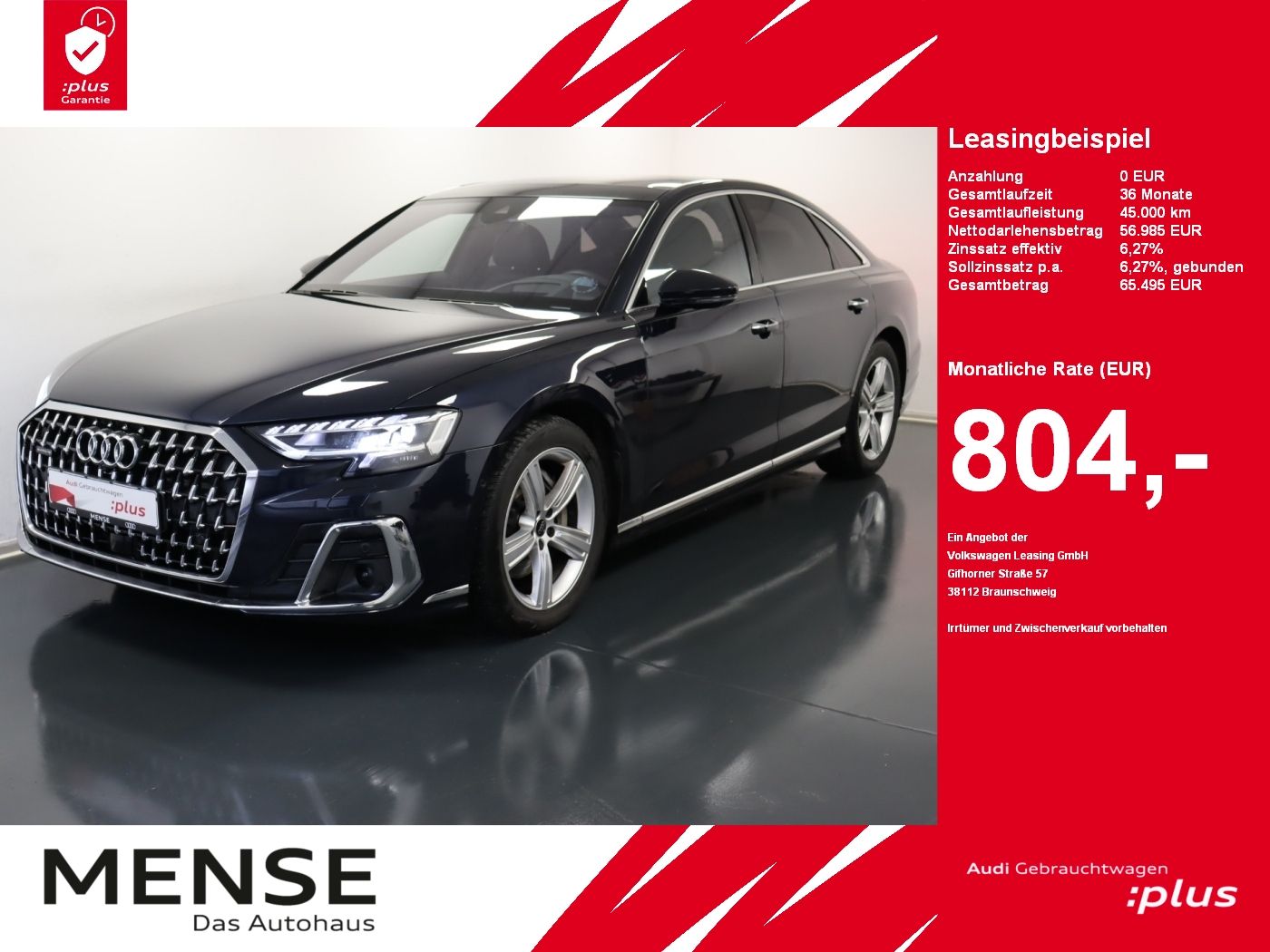 Audi A8 50 TDI quattro tiptronic Luft Pano Matrix