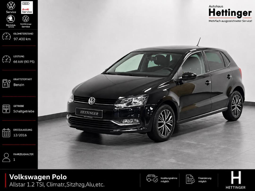 Volkswagen Polo Allstar 1.2 TSI, Climatr.,Sitzhzg,Alu...