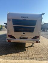 Knaus Sport 500 QDK mit Klima Wigo Markise Mover - Heckgarage Wohnwagen Mit