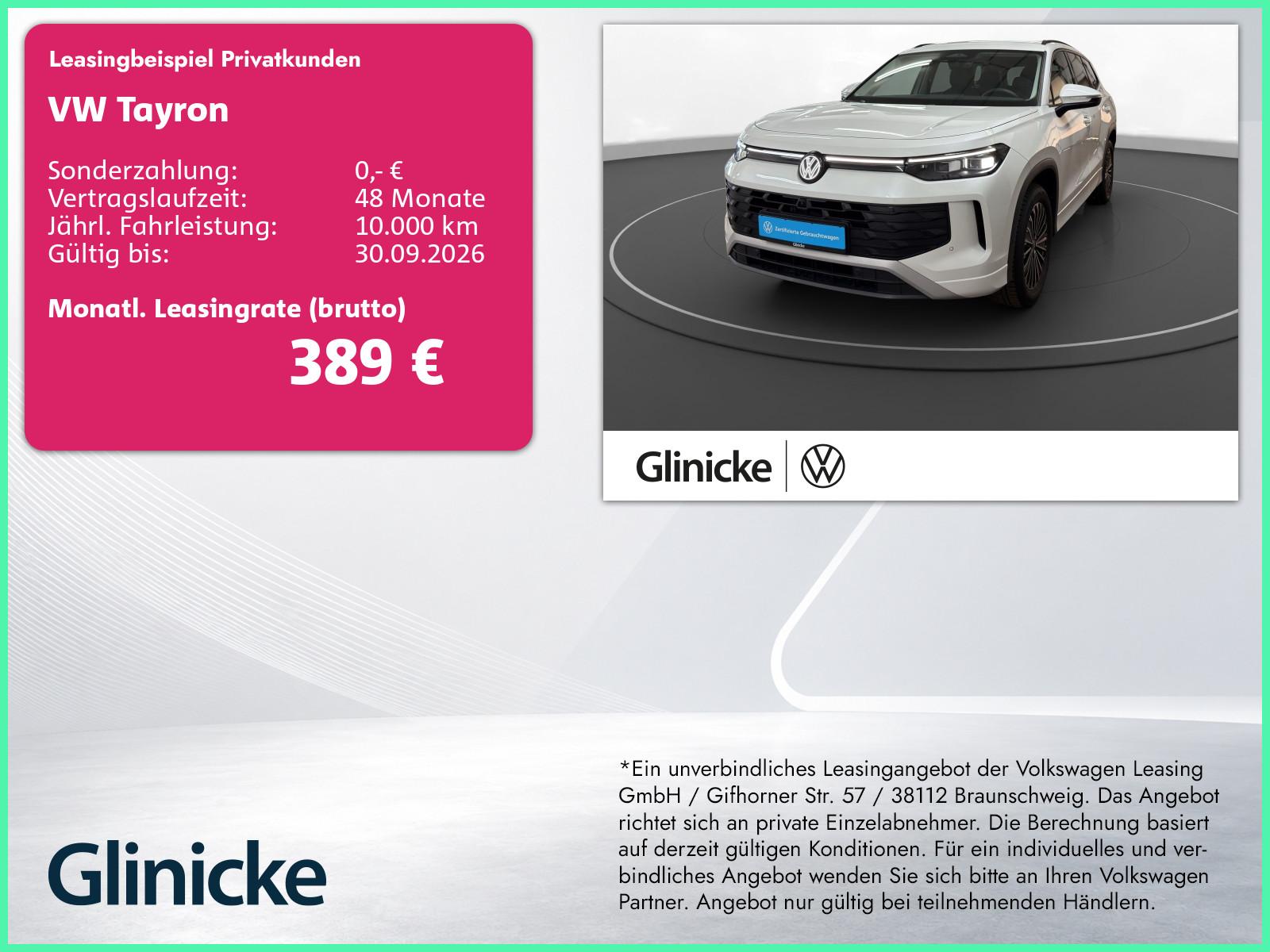 Volkswagen Tayron 1.5 eTSI Life 7-Sitzer AHK Matrix LM 18"