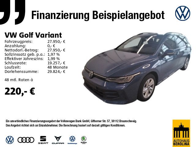 VW Golf VIII Variant 1.5 eTSI Life DSG *STDHZ*R-CAM