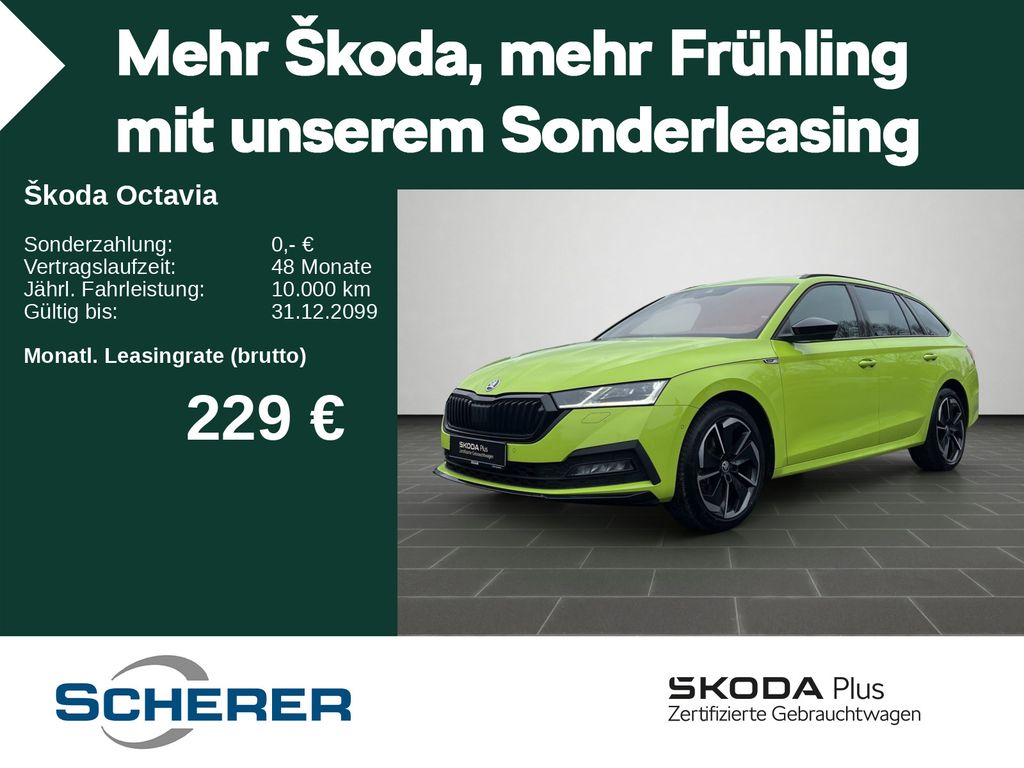 Skoda Octavia Combi Sportline 2,0 TDI DSG NAVI MATRIX-