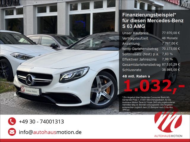 Mercedes-Benz S 63 AMG Coupe 4Matic MAGNO Pano HUD Burmester 3