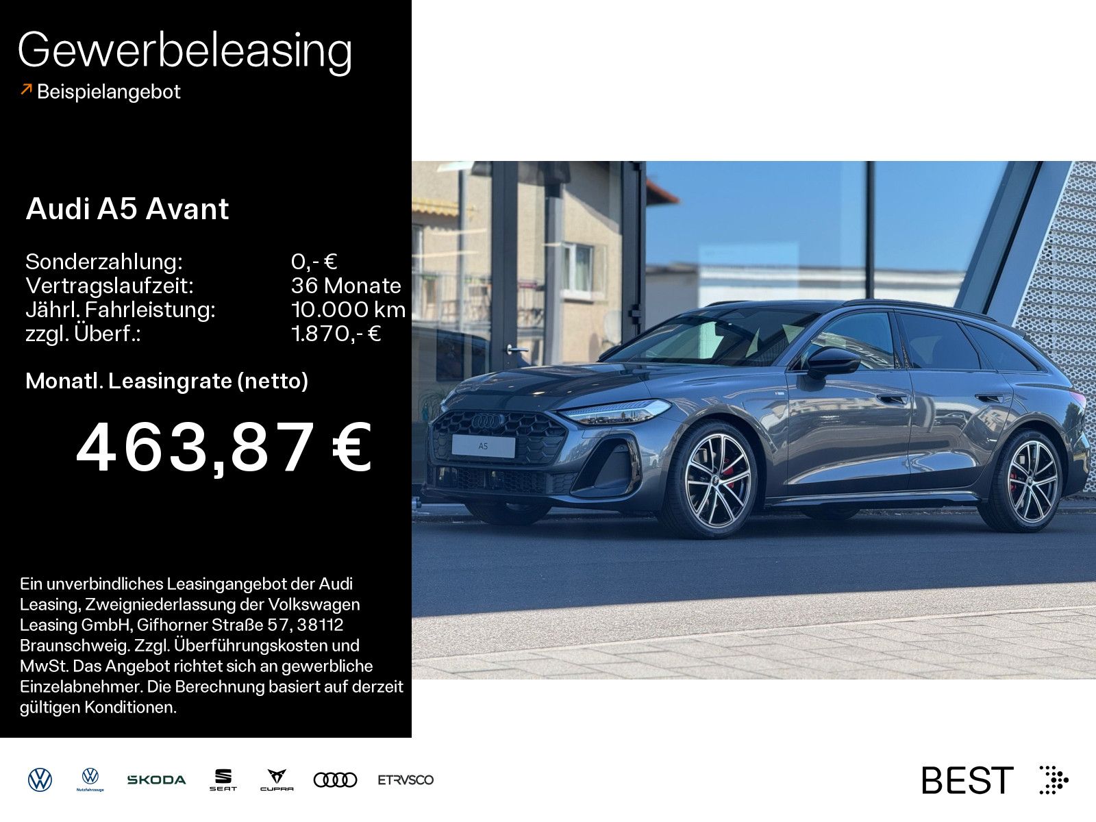 Audi A5 Avant TDI quattro SLINE*MMI*B&O*AHK*MATRIX*HU