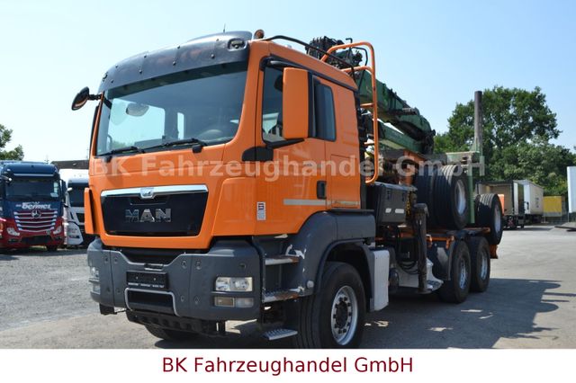 MAN TGS 33.540, 6x4, Nachläufer Kraemer, Kran,