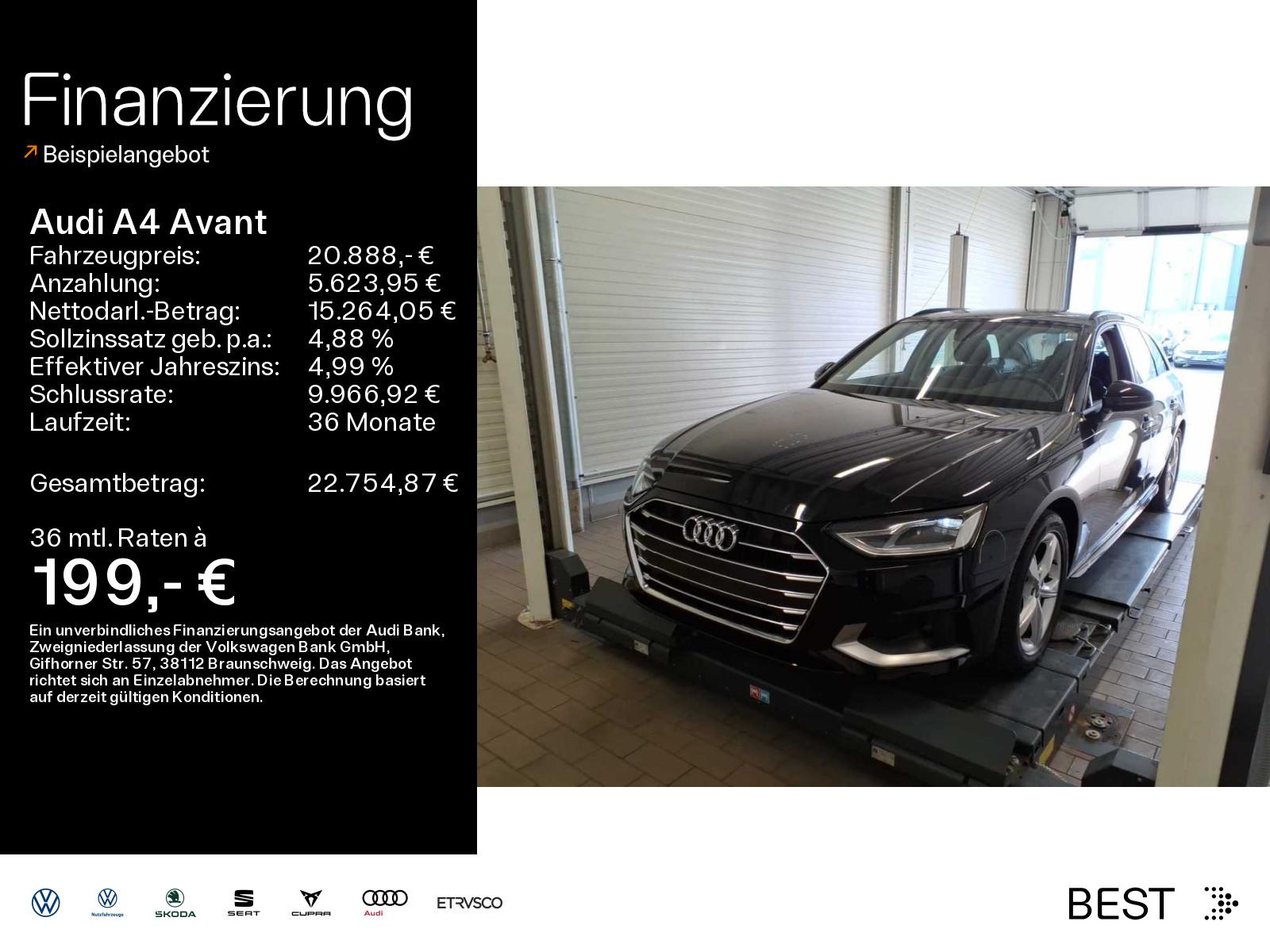 Audi A4 Avant advanced 30 TDI Business, Interface