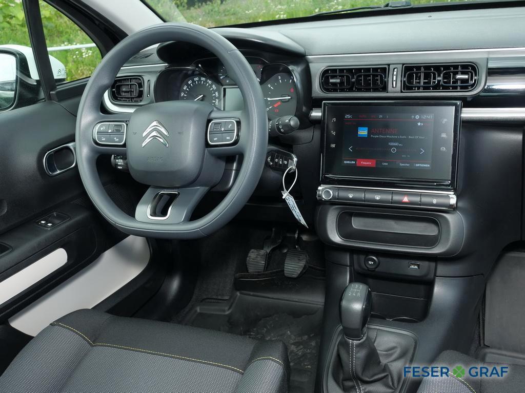 Citroën C3 PureTech 1.2 FEEL-PACK KLIMA 8-fach-bereift