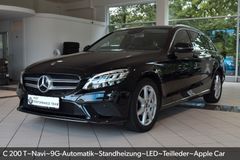 MERCEDES-BENZ C 200 T~Navi~9G-Automatik~Standhzg~LED~Teilleder