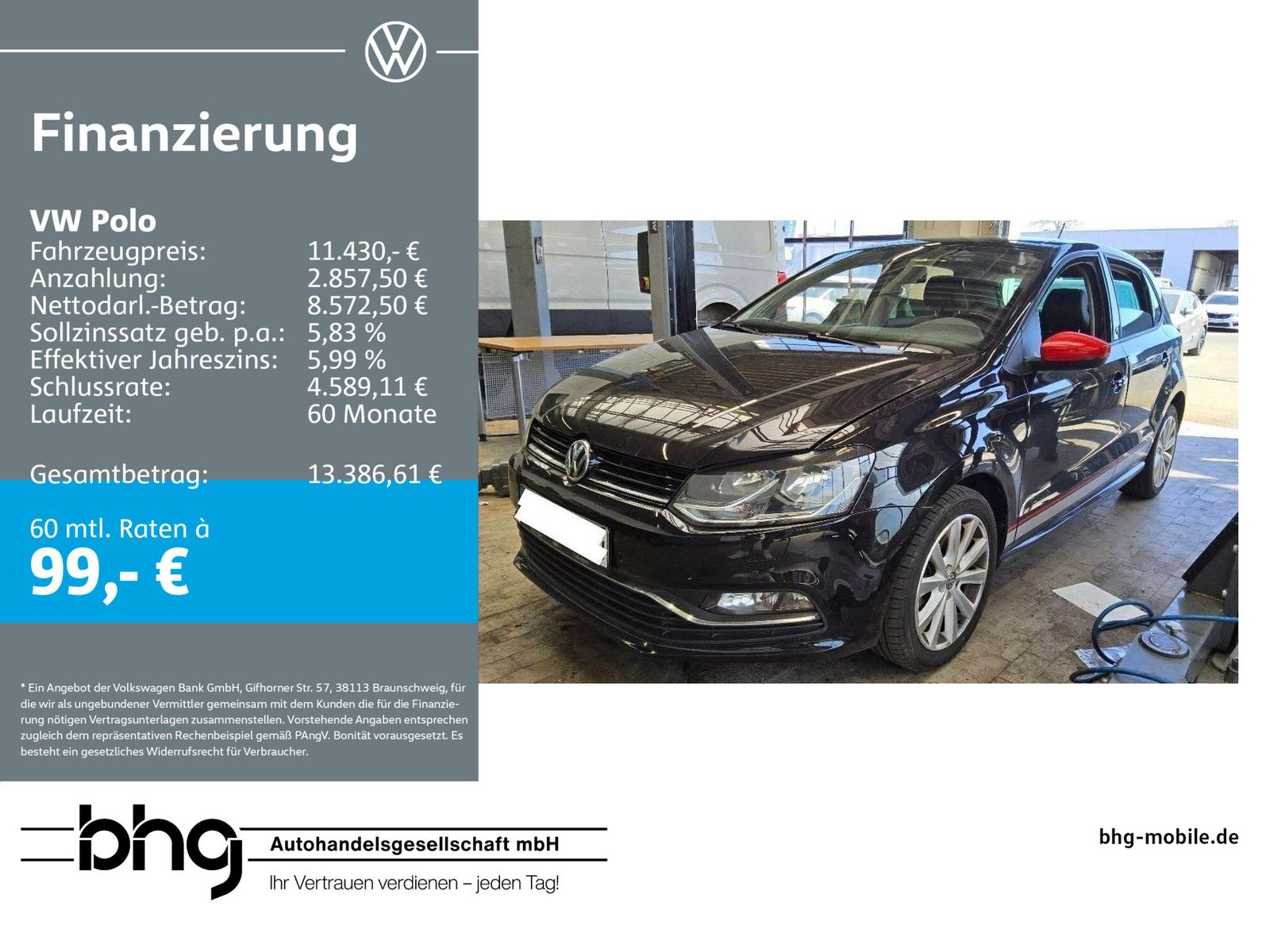 VW Polo 1,0 l TSI  6-Gang