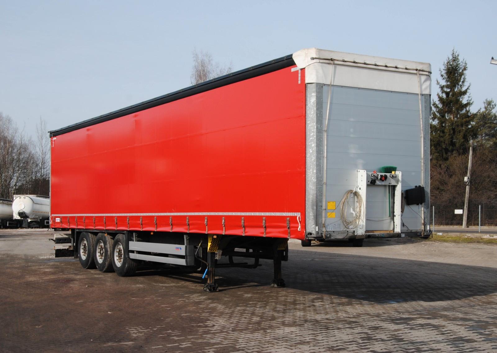 Schmitz Cargobull SCS, new tarpaulin, lifting axle