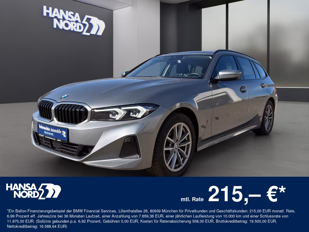 BMW 318d T. LED NAVI LEDER SPORTSITZ PDC SHZ ACC 17"