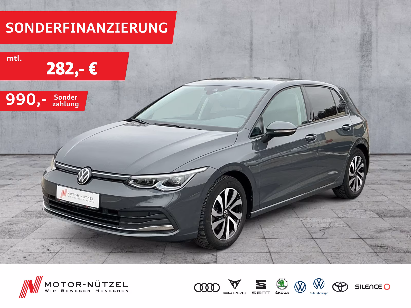 Volkswagen Golf VIII 1.5 TSI ACTIVE 5JG+LEDplus+NAVI+AHK