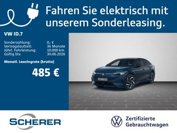 Volkswagen Leasingangebot: Volkswagen ID.7 Pro 82kWh AHK RFK NAVI MATRIX 5J.GAR