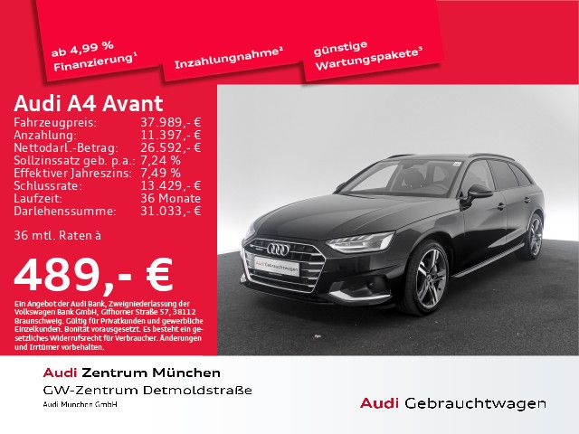 Audi A4 Avant 40 TDI qu. S tronic advanced AHK/LED/Na