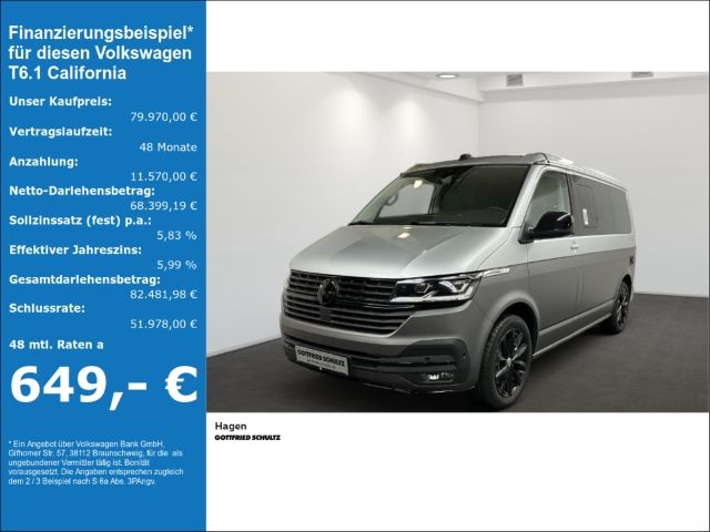 Volkswagen T6.1 California Ocean 2 0 TDI DSG Markise AHK St