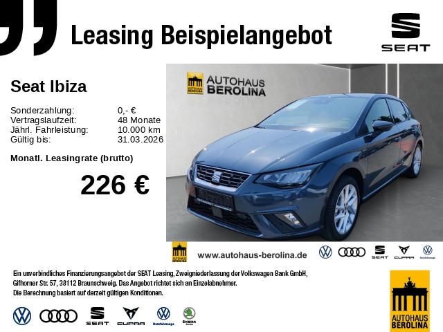Seat Ibiza 1.0 TSI FR DSG *ACC*NAV*Vision+*LED*SHZ*