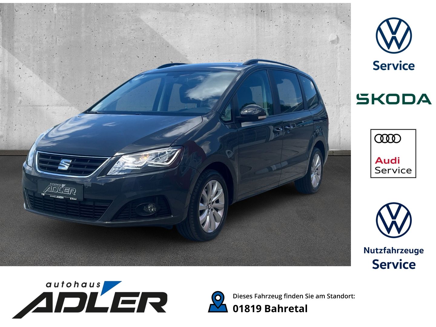SEAT Alhambra Style 2.0 TDI KAMERA EL.SCHIEBE 3Z-KLIM