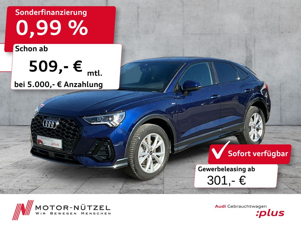 Audi Q3 Sportback 35 TDI S-TR S-LINE LED+NAVI+RFK+ACC