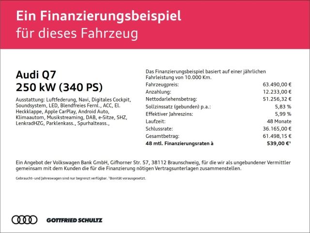 Audi Q7 55 TFSI e quattro LED NAVI LUFT SHZ PDC LM ZV foto 2
