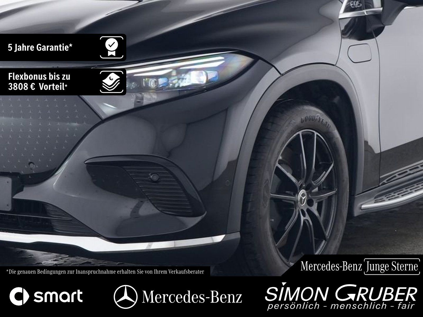 Fahrzeugabbildung Mercedes-Benz EQS 450 4M SUV Pano Hyper AHK Mod 2026 118kwh