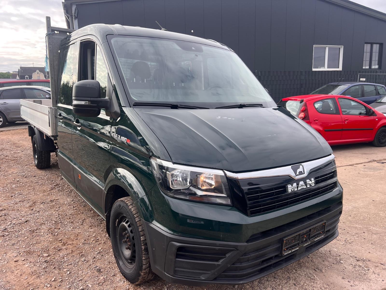 MAN TGE 3.180-Pritsche/DoKa/Klima- Navi /