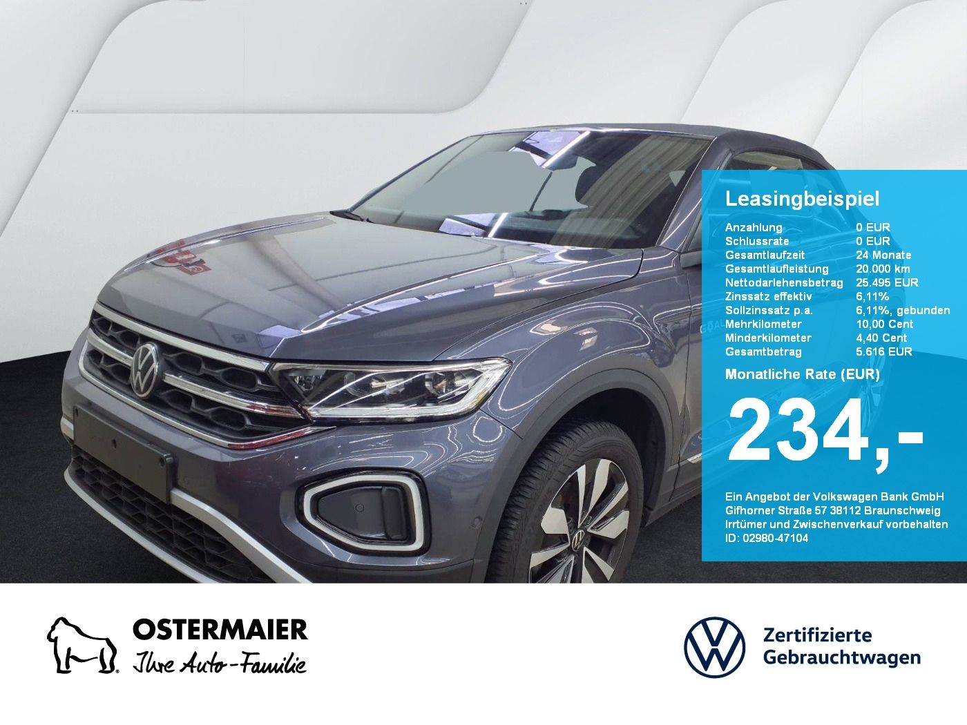 Volkswagen T-Roc Cabriolet GOAL 1.0TSI 116PS ACC.KAMERA.NAV